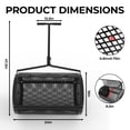 thumbnail image 7 of EuKer 24" Compost Spreader, Metal Mesh Lawn Spreader with Adjustable Push Pole for Topsoil, Fertilizer, Mulch, Set of 2, Black, 7 of 7