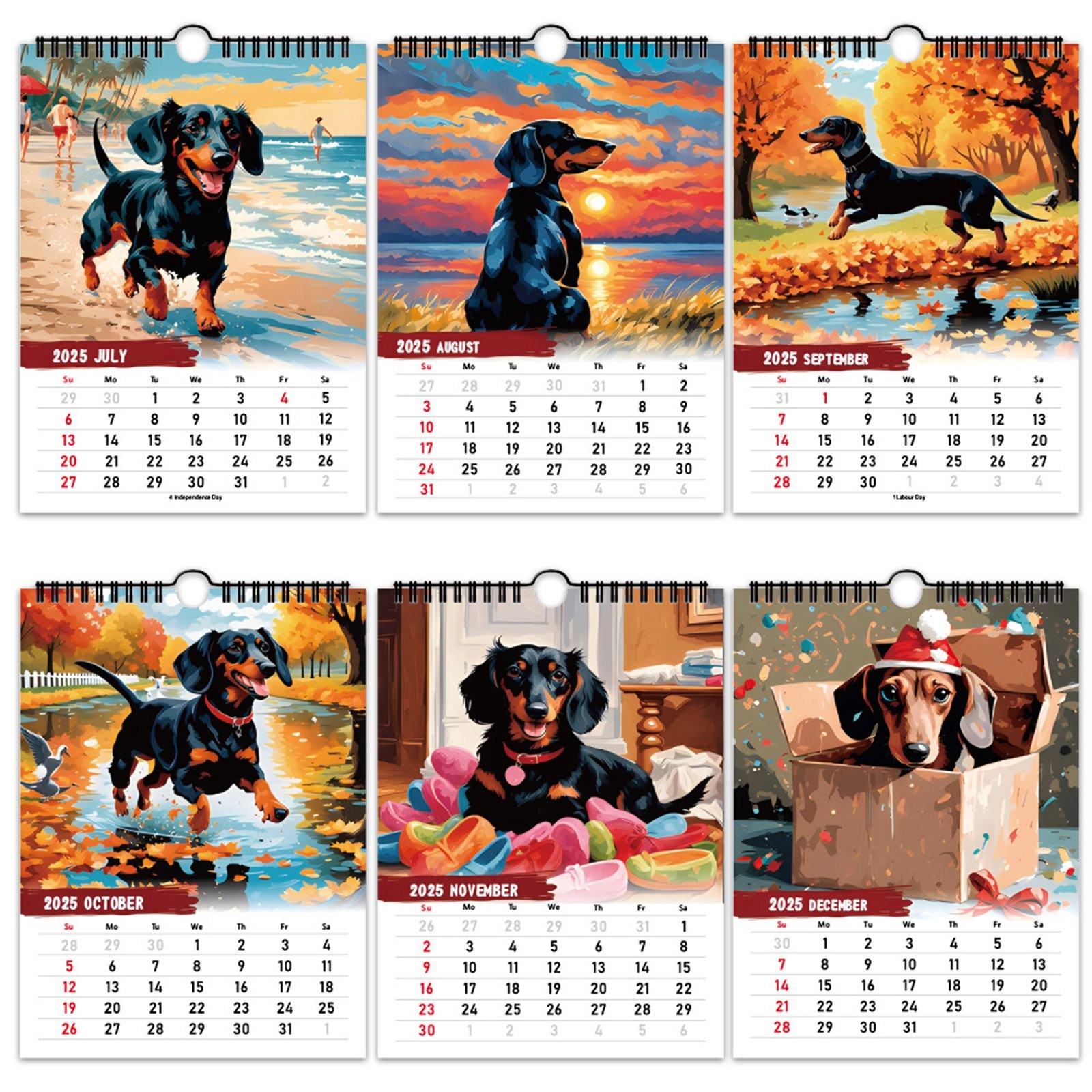 JPGIF Hot Sale "2025 Anime Calendar The Must Have For Dog Lovers And