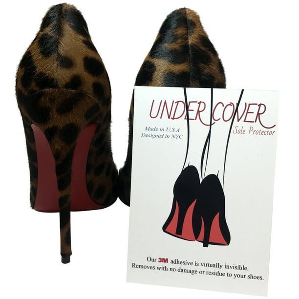 Clear Sole Protector Heels - Protect your red bottom shoe & guard Christian Louboutin Heels - virtually 3M Sticker - Walmart.com