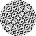 thumbnail image 1 of Ahgly Company Tapis d'Intérieur Lavables en Machine, Ronds, Transitionnels, Gris Platine, Ronds de 8', 1 of 7