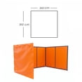 thumbnail image 2 of Laterales para toldo ilios innova  3x3 naranja calibre 210D (sin estructura), 2 of 9