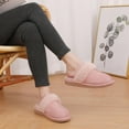 thumbnail image 6 of Women's Fuzzy Memory Foam Slippers Fluffy Winter House Shoes Indoor and Outdoor, 6 of 13