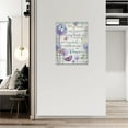 thumbnail image 3 of Farmhouse Bathroom Wall Art Purple Butterfly Dandelion Bathroom Pictures Rustic Floral Country Flower Canvas Painting Motivational Bathroom Wall Decor Framed Artwork for Bathroom Bedroom 12"x16", 3 of 6