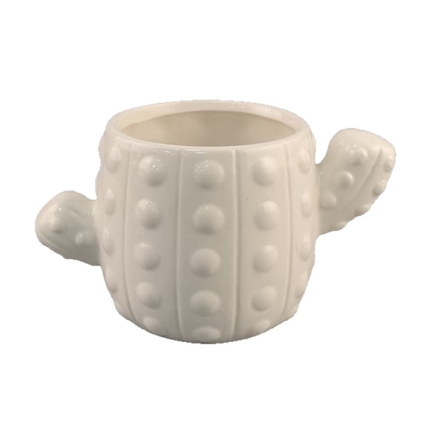 Taza de cerámica con forma de cactus, 350 ml, diseño único de cactus en 3D