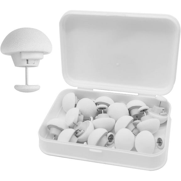 LQQBOX 16 Pcs Duvet Pin Duvet Clips, Duvet Button Fasteners with Soft Fabric Material Keeps Comforter from Shifting Quilt, Cushions, Curtains