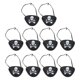 thumbnail image 1 of 12pcs Pirate Thema Covers Oye Masks de plástico Single Eye Masks Novelty Party Covers Cosplay accesorios de cosplay, 1 of 5