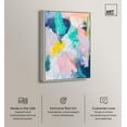 thumbnail image 2 of Featherlight Colors I Canvas Modern Color Abstract by Art Remedy, Silver Frame, 36" x 54", 2 of 7