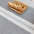 thumbnail image 4 of Cotton and Linen Cover Rectangular Tassel Tablecloth Wrinkle-Free Dining Table, Used for Kitchen Table Decoration, 4 of 6