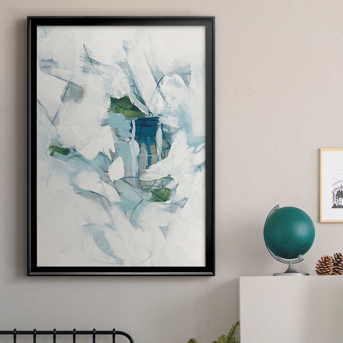 Ice Cavern III Premium Framed Print, in Gold, Black, or Silver - Ready to Hang