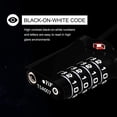 thumbnail image 3 of Jinsinto TSA Luggage Locks, [2 Pack] Diyife 4 Digit Code Lock, Combination Suitcase Padlock with 14cm Cable, Luggage Locks for Suitcase, Luggage Bag, etc. (Black), 3 of 5