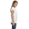 thumbnail image 3 of Gildan Ladies Softstyle  T-Shirt, 3XL, White, 3 of 3