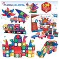 thumbnail image 2 of Juego de Bloques De Construcción Magnéticos Magni Blocs 104 Pz, 2 of 6