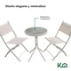 thumbnail image 3 of Juego De Comedor Mueble Exterior Para Jardín Mesa y 2 Sillas beige, 3 of 7