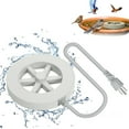 thumbnail image 2 of ZENMELE Bird Bath Heater 70W Heated Bird Bath Heaters For Outdoors In Winter Thermostatic Control Heated Birdbath Water Heater For Winter Outdoors Bird Bath Deicer For Bird Chicken, 2 of 9
