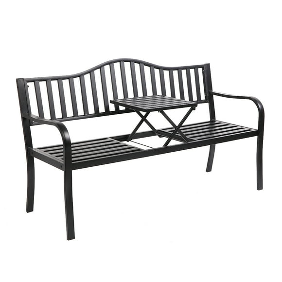 Folding Metal Garden Bench
