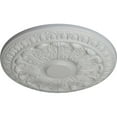 thumbnail image 3 of Ekena Millwork 15 3/4"OD x 1 1/2"P Colton Ceiling Medallion (Fits Canopies up to 4 3/4"), Hand-Painted Frost, 3 of 6