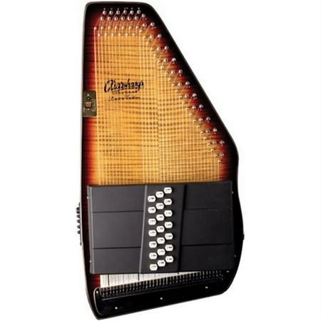 Oscar Schmidt OS150FCE-U Acoustic Electric Auto Harp, Natural