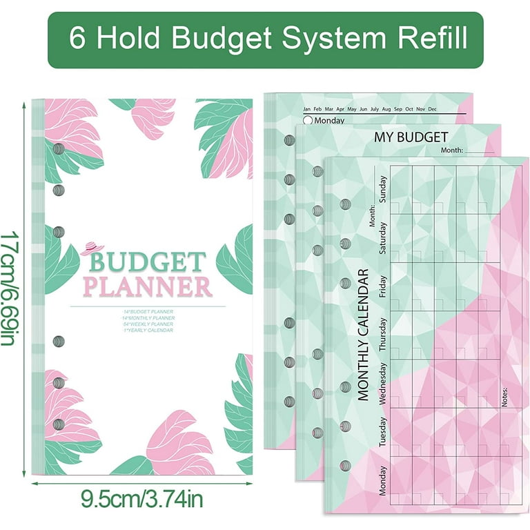 Budget Planner 2024 Cash Envelope Savings Money 6 Holes Binder for  Financial Management A7 Loose-leaf Notebook Binder Housing - AliExpress