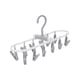 thumbnail image 2 of pstuiky Tendedero portátil plegable con 20 pinzas giratorias para ropa interior y calcetines. Percha multiusos para lavandería interior y exterior., 2 of 6