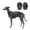 Grey, variant on Dog Surgery Recovery Suit Female Pet Spay Recovery Suit with Pee Hole and Hook & Loop Anti Licking Wounds Dog Surgical Bodysuit Cone Alternative for Medium Large Dogs