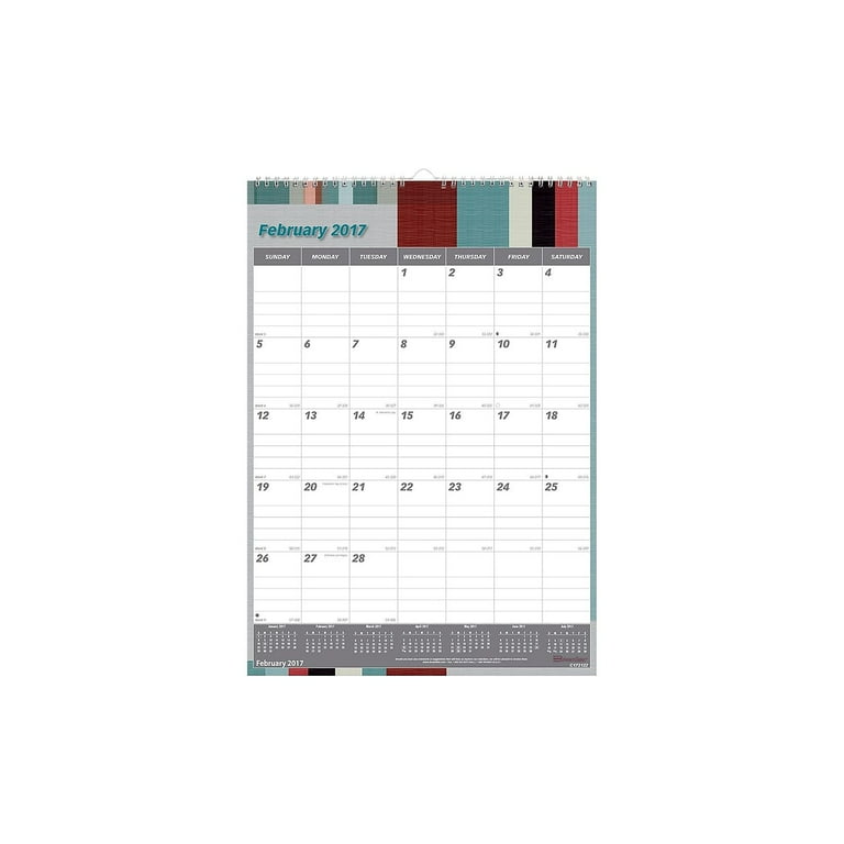 Romantic Wall Calendar, Romantic Floral Photography, 12 x 17, Multicolor/White Sheets, 12-Month (Jan to Dec): 2024