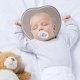 thumbnail image 2 of Without battery Gray blue Almohada para bebé, almohadas suaves y portátiles con soporte para la cabeza, almohadas para el cuello, reposacabezas para bebés y niños pequeños que da, 2 of 4