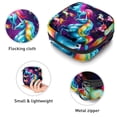thumbnail image 3 of Unicorn Sanitary Napkin Pouch Storage Bag Small Jewelry Oxford Cloth Sponge Pouch 4.7x6.6x6.6 in, 3 of 6
