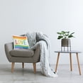 thumbnail image 3 of Stupell Industries Patterned Rainbow Love Stripes Square Decorative Printed Throw Pillow, 18 x 18,, 3 of 4