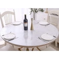 thumbnail image 6 of Outdoor Clear Round Tablecloth Waterproof Vinyl Table Cover With Elastic Edge-diameter 65-80cm(26-31in), 6 of 7