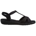 thumbnail image 6 of Grasshoppers Women's Rose Flat Sandal, Black, 8.5 W US, 6 of 8