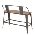 thumbnail image 3 of Banc de comptoir industriel Oregon, de LumiSource, 3 of 7