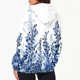 thumbnail image 3 of ICHUANYI Clearance Women's Casual Printed Zippered Long Sleeved Hooded Sweater Jacket Top(Light Blue, M) ICHUANYI WER2023081512127, 3 of 6