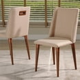 thumbnail image 2 of Manhattan Comfort Chaise d'Appoint Rembourrée en Tampa Beige Foncé, 2 of 8