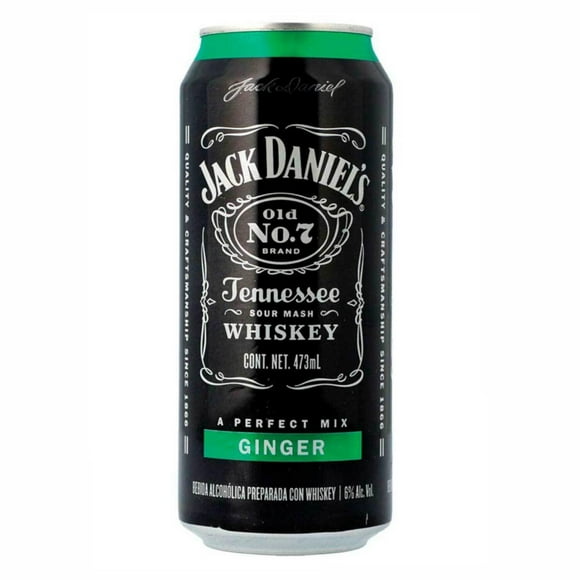 Pack de 24 Bebida Preparada Jack Daniels Ginger 473 ml