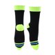 thumbnail image 1 of Calcetines de ciclismo únicos, impermeables, transpirables, anti-fricción, para exteriores, color verde fluorescente, azul y negro, talla M (39-42), 1 par, patrón a rayas y bloques de color, 1 of 6