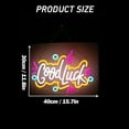 thumbnail image 5 of UPONRAY Good Luck Neon Signs LED Luck Neon Light for Business, Dimmable Luck Neon Signs with USB Powered for Wall, Bedroom, Office, Gaming Room, Party, Teen Girls Decor, 5 of 6