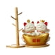 thumbnail image 5 of Bandeja de almacenamiento con forma de gato de la , bonita figura de gato, bandeja para llaves, decoración para la entrada de la oficina y la sa, 5 of 9