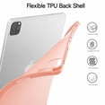 thumbnail image 5 of JETech Case for iPad Pro 11 Inch (2022/2021/2020 Model) with Pencil Holder, Support 2nd Pencil Charging, Slim Tablet Cover with Soft TPU Back, Auto Wake/Sleep (Rose Gold), 5 of 7