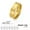 Gold, variant on Faith Love Hope Ribbon Engraved Ring Stainless Steel Couple Rings Trendy Jewelry
