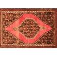 thumbnail image 1 of Ahgly Company Indoor Rectangle Medallion Orange Traditional Area Rugs, 2' x 5', 1 of 1