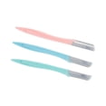 thumbnail image 2 of YAHHU Premium Stainless Steel Eyebrow Trimmer Facial Shaver Dermaplaning Tool for Precision Shaping & Hair Removal, 3 Pack (6.30 x 2.76 in / 16.0 x 7.0 cm), 2 of 9