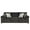 Charcoal, variant on Roundhill Furniture Nason Wide Wale Corduroy Sofa, Charcoal