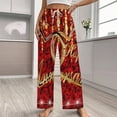 thumbnail image 2 of Happy Anniversary Women's Pajamas Pajama Pants Women's Sleepwear Lounge Sleep Bottoms Stretch with Pockets, 2 of 7