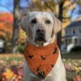 thumbnail image 2 of Dog Bandana 1 Pack,Halloween Spider Web and Bats Bandanas for Dogs,Cat Bandana,Small/ Large Dog Bandana 2 Size,Dog Bandanas Girl Boy, 2 of 5