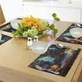 thumbnail image 4 of Ambesonne Fantasy Place Mats Set of 4, Cartoon Cave Treasure, Standard Size, Multicolor, 4 of 6