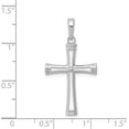 thumbnail image 4 of Avariah Diamonds 14K White Gold Polished and Cut-Out Cross - 22.9mm, 4 of 6