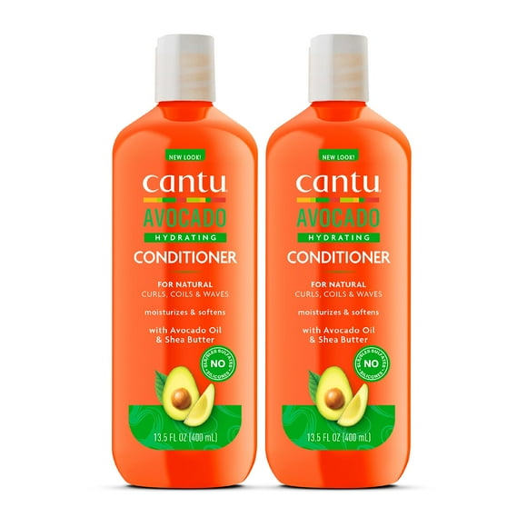 Acondicionador Cantu Avocado Hidratante con Manteca de Karité Pura 400 ml x 2