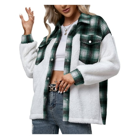 Plaid Luxe Snap Jacket