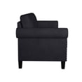 thumbnail image 3 of New Classic Furniture Alani Contemporary Fabric & Wood Accent Chair in Black, 3 of 3