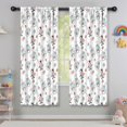 thumbnail image 5 of Blackout Kids Curtains,White Cow Milk Jar Pattern Childrens Insulated Curtains Set Of 2,Bedroom Essentials,Toddler Room Decor 42x63in(106x160cm), 5 of 5